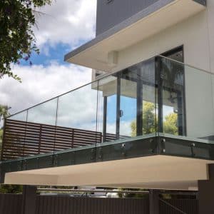 Fixed pin frameless Glass Balustrades
