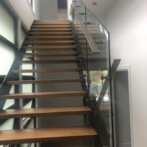 Custom Fabricated Glass Balustrade