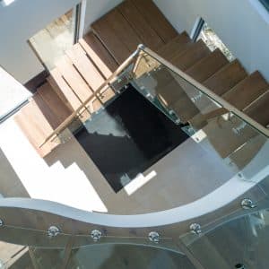 Custom Fabricated Glass Balustrade