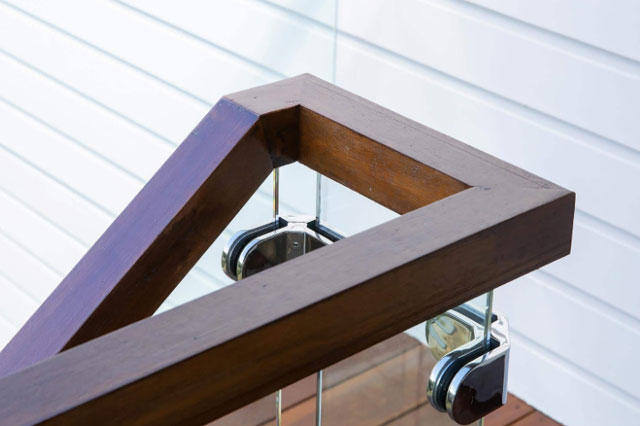 handrails timber