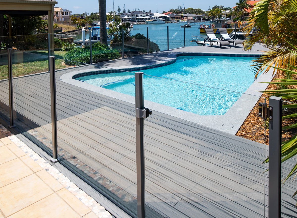 frameless glass pool fence installations